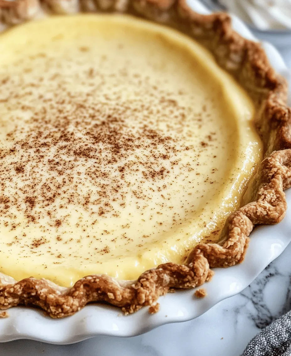 To appreciate the craft of making a classic egg custard pie, it’s essential to understand the roles of its key ingredients. Each component plays a vital role in achieving that perfect custard texture and rich flavor that makes this dessert so beloved.