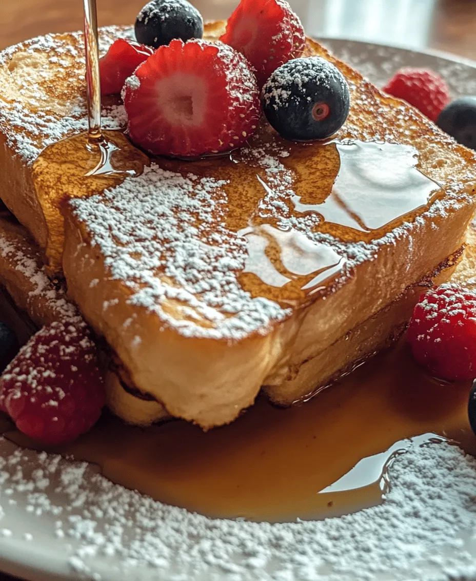 To create the perfect French toast, it’s essential to understand the role that each ingredient plays in the overall flavor and texture of the dish. Let’s dive into the key components that make up this delightful breakfast staple.
