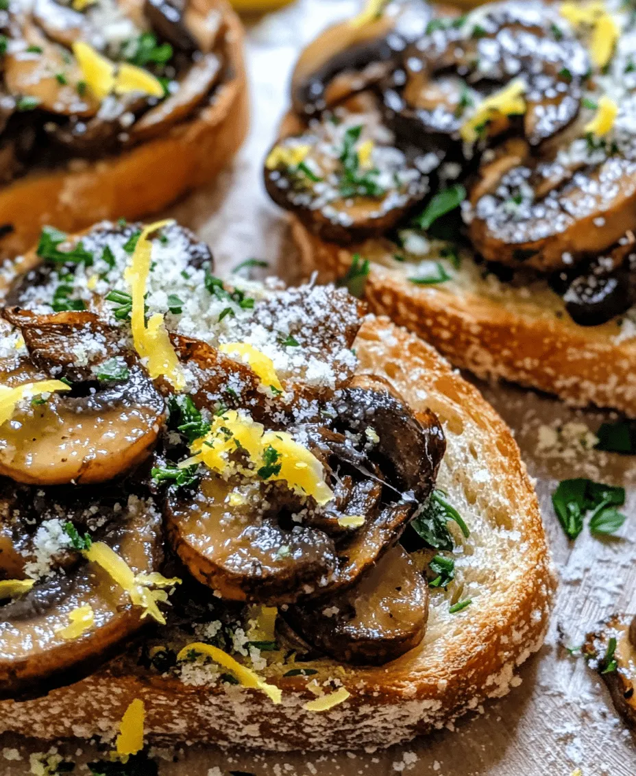Mushrooms have long captivated food lovers with their unique textures and rich, earthy flavors. Their versatility in the kitchen allows them to shine in a multitude of dishes, from hearty stews to delicate risottos. When paired with garlic, another culinary superstar known for its robust flavor and health benefits, mushrooms reach new heights of deliciousness. Today, we’ll explore a delightful dish that brings these two ingredients together: Sizzling Garlic Mushroom Toast. This recipe is not only simple and quick to prepare but also perfect for a range of occasions. Whether you're hosting a weekend brunch, looking for a savory appetizer, or seeking a light dinner option, this toast is sure to impress.