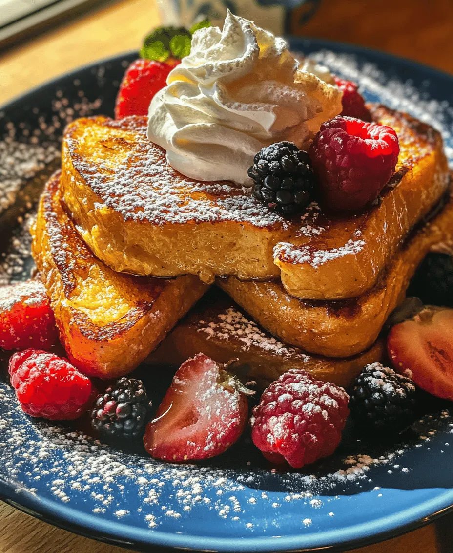 To craft the perfect Overnight Crème Brûlée French Toast, understanding the key ingredients is essential. Each component plays a crucial role in achieving the rich flavors and delightful textures that define this dish.