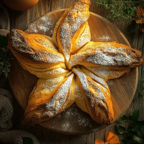 Twinkling Star Bread is not just a recipe; it's an enchanting experience that captivates both the eyes and the palate. With its star-shaped design and soft, pillowy texture, this festive bread is perfect for celebrations, holidays, or simply to brighten up an ordinary day. The allure of this bread lies not only in its stunning presentation but also in the delightful aroma that wafts through your kitchen as it bakes. Crafting homemade bread has a unique charm, creating memorable moments that linger long after the last crumb is gone. This Twinkling Star Bread will undoubtedly become a treasured addition to your baking repertoire, offering a delicious way to gather friends and family around the table.
