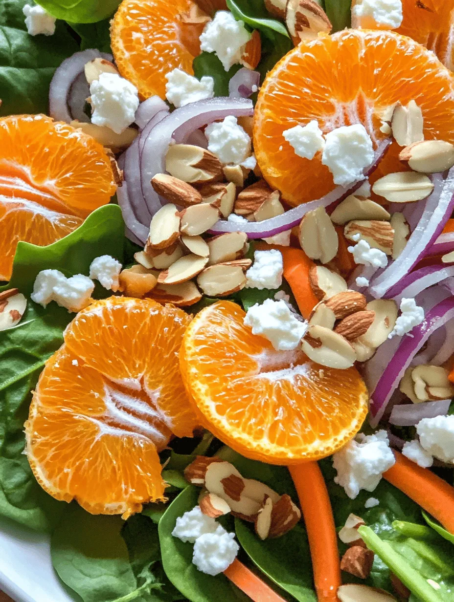 Imagine a salad that captures the essence of a summer treat, evoking memories of lazy days spent enjoying a sweet, creamy dreamsicle. The Orange Dreamsicle Salad is exactly that—a delightful blend of flavors and textures that not only tantalizes your taste buds but also brings a burst of color to your table. This salad is a vibrant mix of fresh ingredients, combining the sweetness of oranges with the crunch of mixed greens and the creaminess of feta cheese. It’s a refreshing dish that is perfect for warm weather gatherings, picnics, or a healthy everyday meal.
