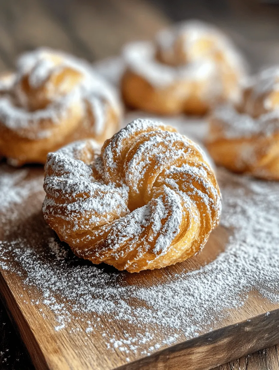 If you’re on the hunt for a delectable treat that offers a unique twist on traditional pastries, look no further than French crullers. These delightful pastries are renowned for their light and airy texture, crispy exterior, and sweet, melt-in-your-mouth interior. Originating from France, crullers have carved out a special place in the hearts of pastry enthusiasts around the world, making appearances in French patisseries and bakeries far and wide. Their alluring shape—often twisted into a spiral or ring—is not just for aesthetics; it contributes to their distinctive texture, allowing for a perfect balance of crunch and softness.