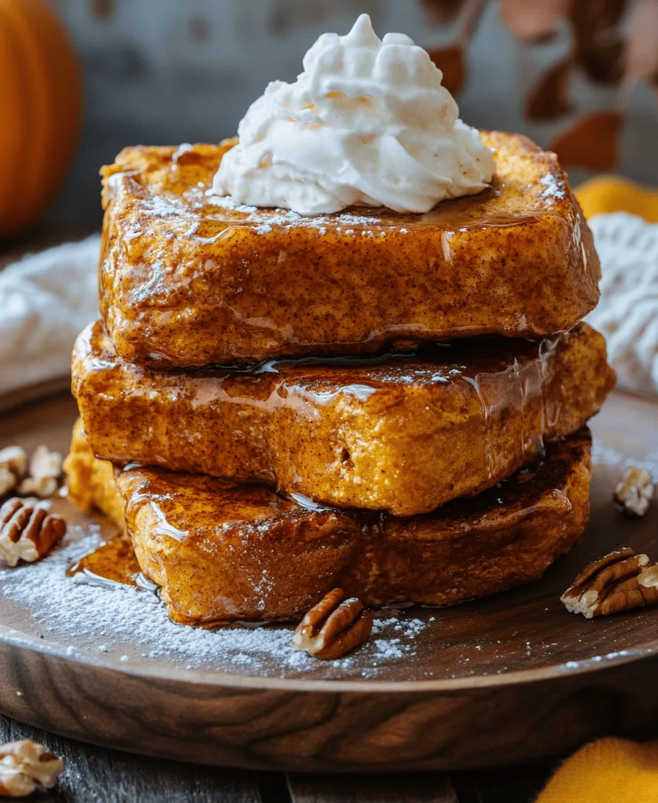 To create the perfect Pumpkin Pie French Toast, it is essential to choose the right ingredients that will contribute to both flavor and texture. Let’s take a closer look at the key components of this delightful dish.