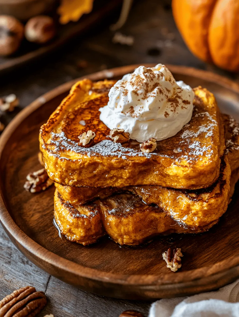 To create the perfect Pumpkin Pie French Toast, it is essential to choose the right ingredients that will contribute to both flavor and texture. Let’s take a closer look at the key components of this delightful dish.