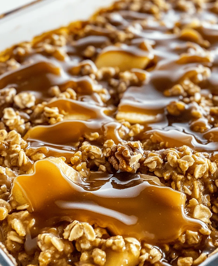 Are you searching for a recipe that marries comfort and indulgence in a single dish? Look no further than this delightful Caramel Apple Oatmeal Bake. This recipe showcases the perfect marriage of warm, comforting baked oatmeal, sweet and tart apples, and the rich decadence of caramel, making it an ideal choice for breakfast, brunch, or even a satisfying dessert. With its wonderful blend of flavors and textures, this dish promises to awaken your taste buds and provide a wholesome start to your day—or a sweet ending to it.