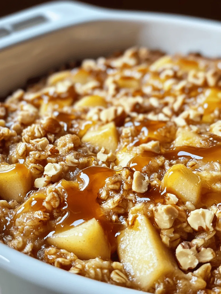 Are you searching for a recipe that marries comfort and indulgence in a single dish? Look no further than this delightful Caramel Apple Oatmeal Bake. This recipe showcases the perfect marriage of warm, comforting baked oatmeal, sweet and tart apples, and the rich decadence of caramel, making it an ideal choice for breakfast, brunch, or even a satisfying dessert. With its wonderful blend of flavors and textures, this dish promises to awaken your taste buds and provide a wholesome start to your day—or a sweet ending to it.