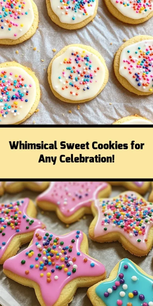 Indulge in the delightful world of Sweet Whimsy Cookies! This enchanting recipe combines buttery goodness with a touch of lemon zest for a refreshing twist. Easy to make, these cookies are perfect for decorating with colorful sprinkles and royal icing, making them ideal for any celebration. With a prep time of just 20 minutes, and after chilling for a bit, you'll have about 24 charming cookies ready to enjoy. Bake, decorate, and share the joy!