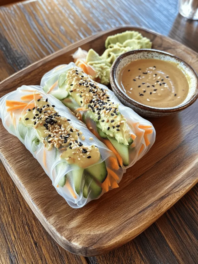 In recent years, veggie rolls have surged in popularity as a go-to healthy snack or appetizer for a variety of occasions. These delightful bites are not only visually appealing but also packed with an array of nutrients, making them a favorite choice among health enthusiasts and foodies alike. Among the myriad of veggie roll recipes, the Hearty Veggie Rolls with Peanut Sauce stand out, offering a perfect blend of flavors and textures that will tantalize your taste buds.