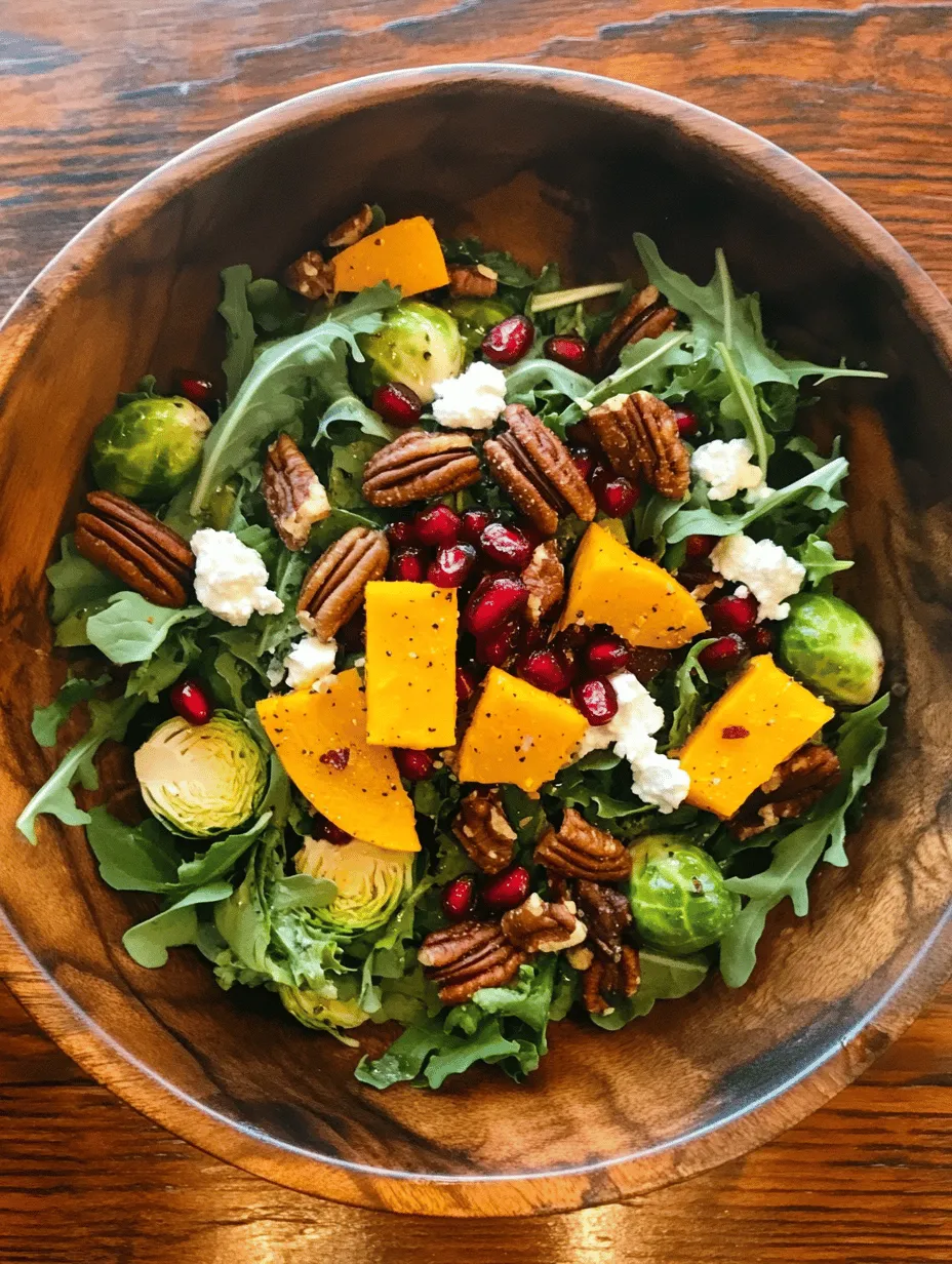 The foundation of any great salad begins with the greens, and for our Fall Harvest Salad, we’re using a mix of arugula, spinach, and kale. These leafy vegetables not only add a vibrant color to the dish but also contribute a wealth of nutrients.