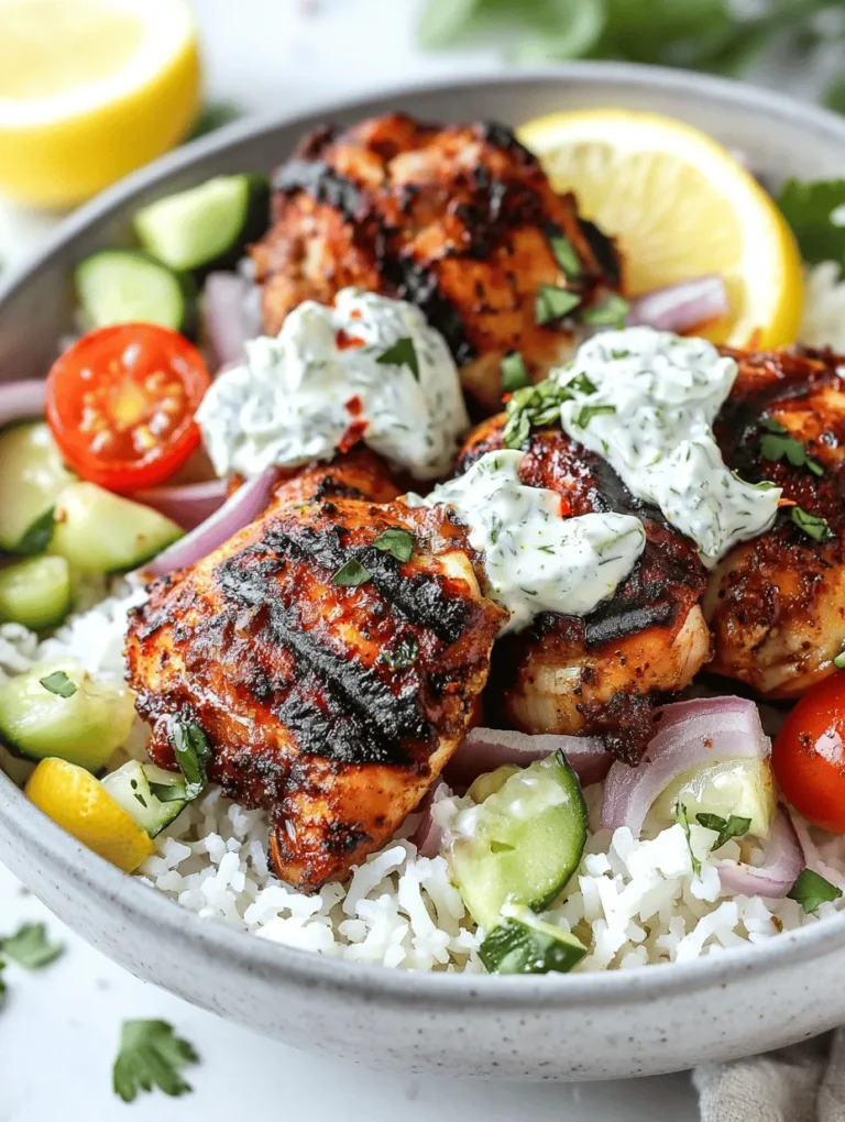 Chicken Tzatziki Rice Bowls are a vibrant and satisfying dish rooted in Mediterranean cuisine, showcasing a delightful combination of flavors and textures. This dish is not only a feast for the eyes but also a nourishing meal that brings together succulent chicken, aromatic jasmine rice, and the refreshing zing of tzatziki sauce. Perfect for both lunch and dinner, Chicken Tzatziki Rice Bowls offer a balanced meal that includes protein, healthy fats, and carbohydrates, making them an ideal choice for health-conscious eaters and busy individuals alike.