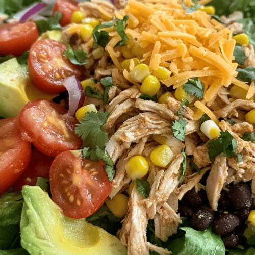 At the heart of any great recipe lies its ingredients, and the Zesty Shredded Chicken Taco Salad is no exception. Each component not only plays a crucial role in flavor but also contributes to the overall nutritional profile of the dish. Below, we delve into the key ingredients that make this salad both delicious and nutritious.
