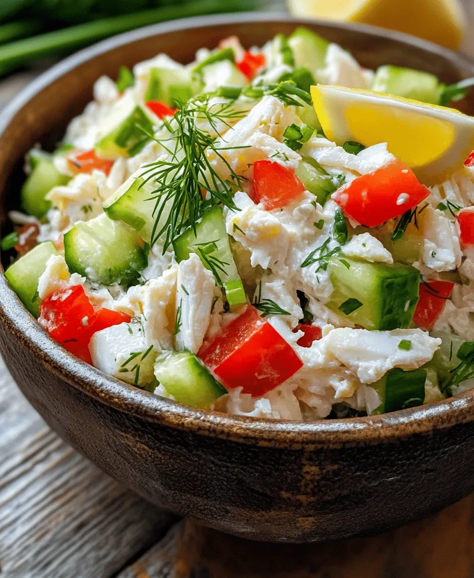 Each ingredient in the Crab Cottage Cheese Bowl brings its own set of health benefits, contributing to its status as a nutritious choice. The high protein content of both crab meat and cottage cheese supports muscle growth and repair, while the fresh vegetables add essential vitamins and minerals. Additionally, this dish is low in carbohydrates, making it suitable for various dietary preferences, including low-carb and high-protein diets.