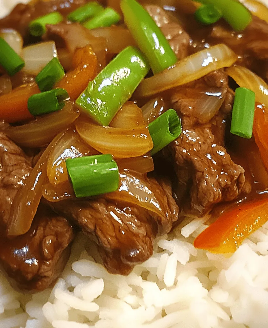 To create a standout Sizzling Chinese Beef and Onion Stir-Fry, understanding the ingredients is vital. Each component plays a crucial role in building the dish's rich flavor profile and satisfying texture.