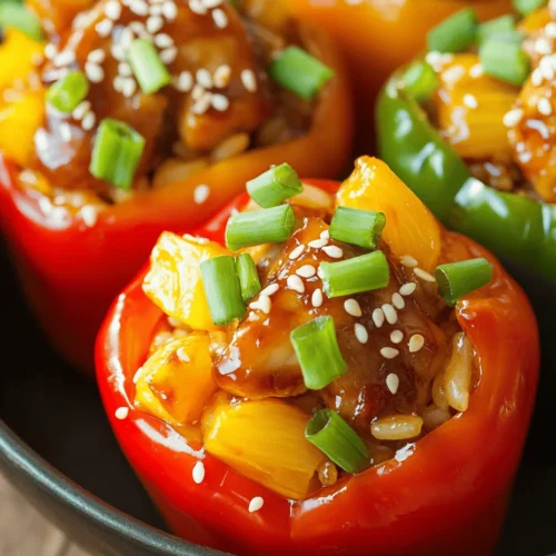 To create the ultimate Teriyaki Pineapple Chicken & Rice Stuffed Peppers, understanding the role of each ingredient is crucial. Here’s a closer look at the main components that make up this delightful dish: