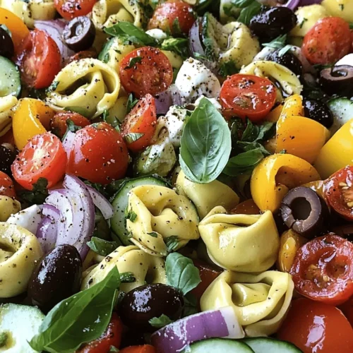 Welcome to the vibrant world of the Tortellini Pasta Salad Fiesta! This dish is a delightful blend of colorful ingredients that come together to create a refreshing and satisfying meal. Whether you’re planning a backyard barbecue, looking for a light lunch option, or wanting to elevate your dinner table with a zesty side dish, this tortellini salad has you covered. Its delightful mix of flavors and textures makes it an ideal choice for just about any occasion, from summer picnics to festive gatherings.