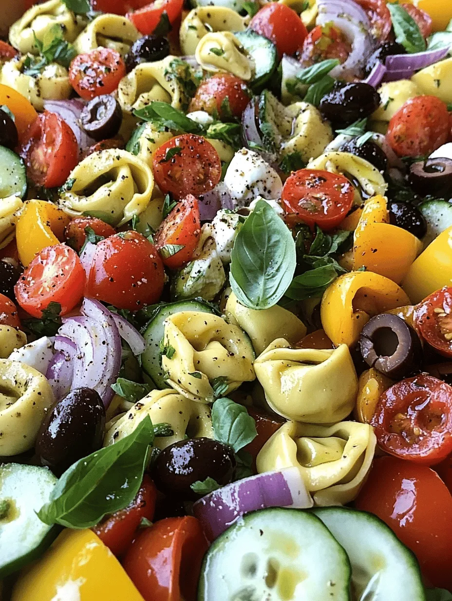 Welcome to the vibrant world of the Tortellini Pasta Salad Fiesta! This dish is a delightful blend of colorful ingredients that come together to create a refreshing and satisfying meal. Whether you’re planning a backyard barbecue, looking for a light lunch option, or wanting to elevate your dinner table with a zesty side dish, this tortellini salad has you covered. Its delightful mix of flavors and textures makes it an ideal choice for just about any occasion, from summer picnics to festive gatherings.