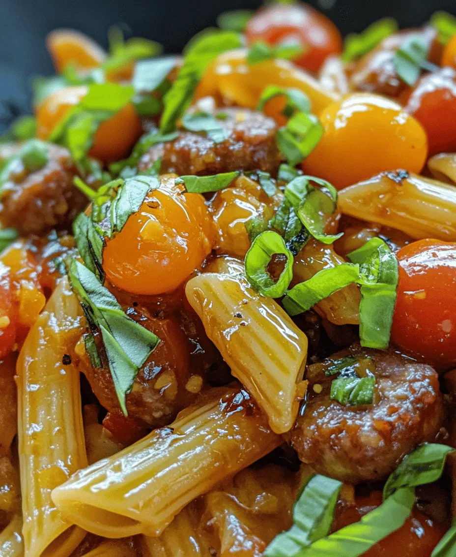In the hustle and bustle of everyday life, finding the time to prepare a delicious and satisfying meal can often feel like a daunting task. Enter the Sticky Honey Garlic Sausage Pasta Skillet – a tantalizing one-pan dish that brings together an array of flavors and textures, perfect for those busy weeknights when you need to get dinner on the table quickly. This recipe combines the sweet, savory, and slightly spicy notes that come from tender Italian sausage, sticky honey, and aromatic garlic, creating a delightful meal that’s sure to please the entire family.