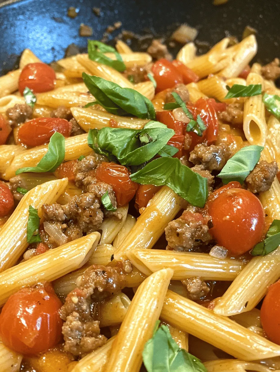 In the hustle and bustle of everyday life, finding the time to prepare a delicious and satisfying meal can often feel like a daunting task. Enter the Sticky Honey Garlic Sausage Pasta Skillet – a tantalizing one-pan dish that brings together an array of flavors and textures, perfect for those busy weeknights when you need to get dinner on the table quickly. This recipe combines the sweet, savory, and slightly spicy notes that come from tender Italian sausage, sticky honey, and aromatic garlic, creating a delightful meal that’s sure to please the entire family.