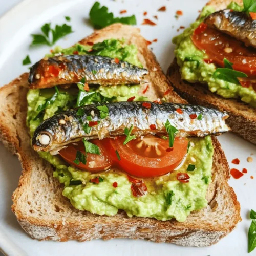 Are you looking for a quick, nutritious meal that doesn't sacrifice flavor? Look no further than sardines on whole grain toast. This delightful dish marries the rich, savory flavors of sardines with the hearty crunch of whole grain bread, creating a satisfying snack or meal option that can be whipped up in minutes.