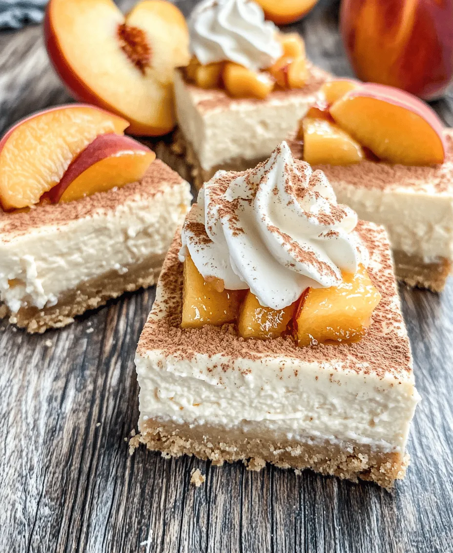 Before diving into the preparation, it's essential to understand the key components that contribute to the delightful taste and texture of Peachy Cream Cheesecake Bars. Each ingredient plays a critical role in creating a dessert that is not only aesthetically pleasing but also bursting with flavor.