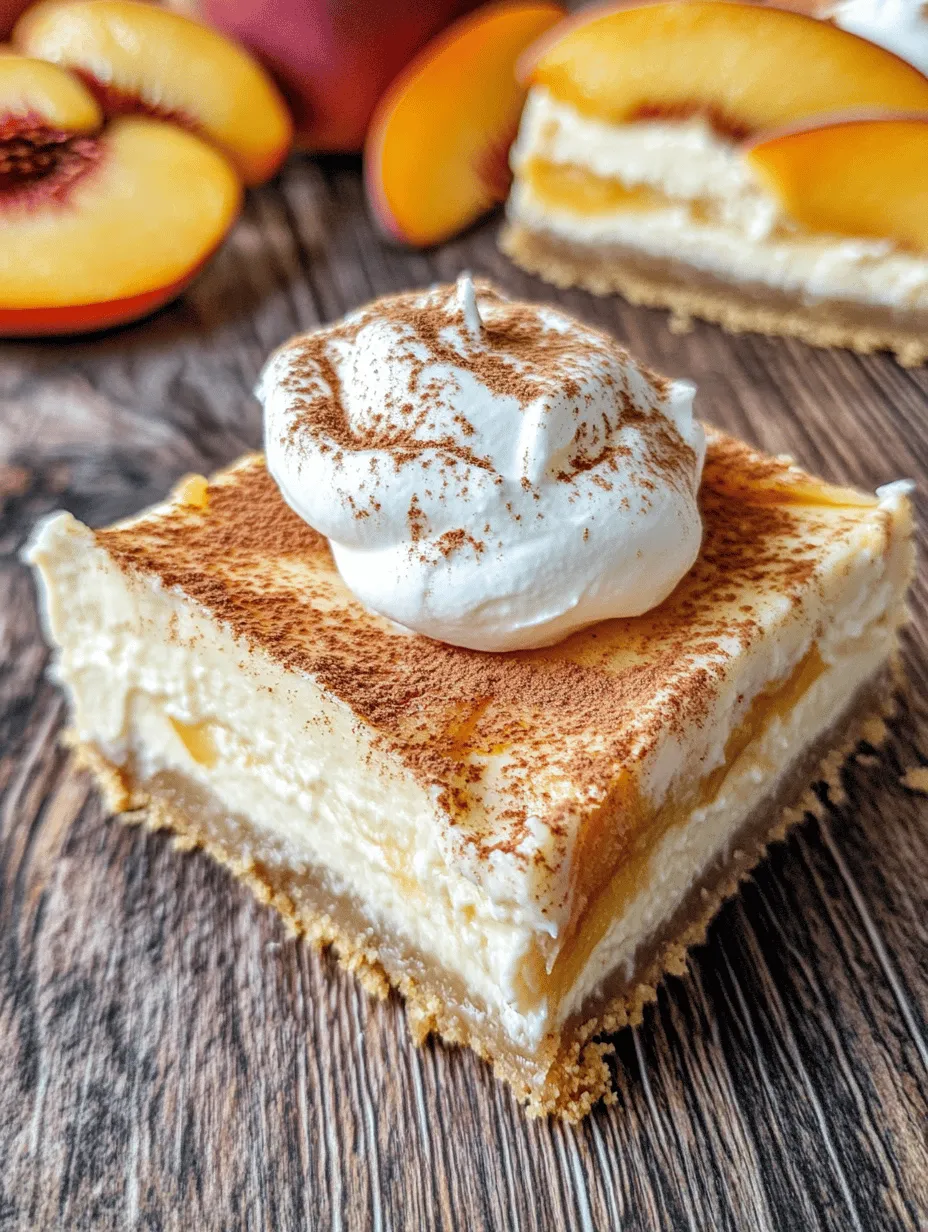 Before diving into the preparation, it's essential to understand the key components that contribute to the delightful taste and texture of Peachy Cream Cheesecake Bars. Each ingredient plays a critical role in creating a dessert that is not only aesthetically pleasing but also bursting with flavor.