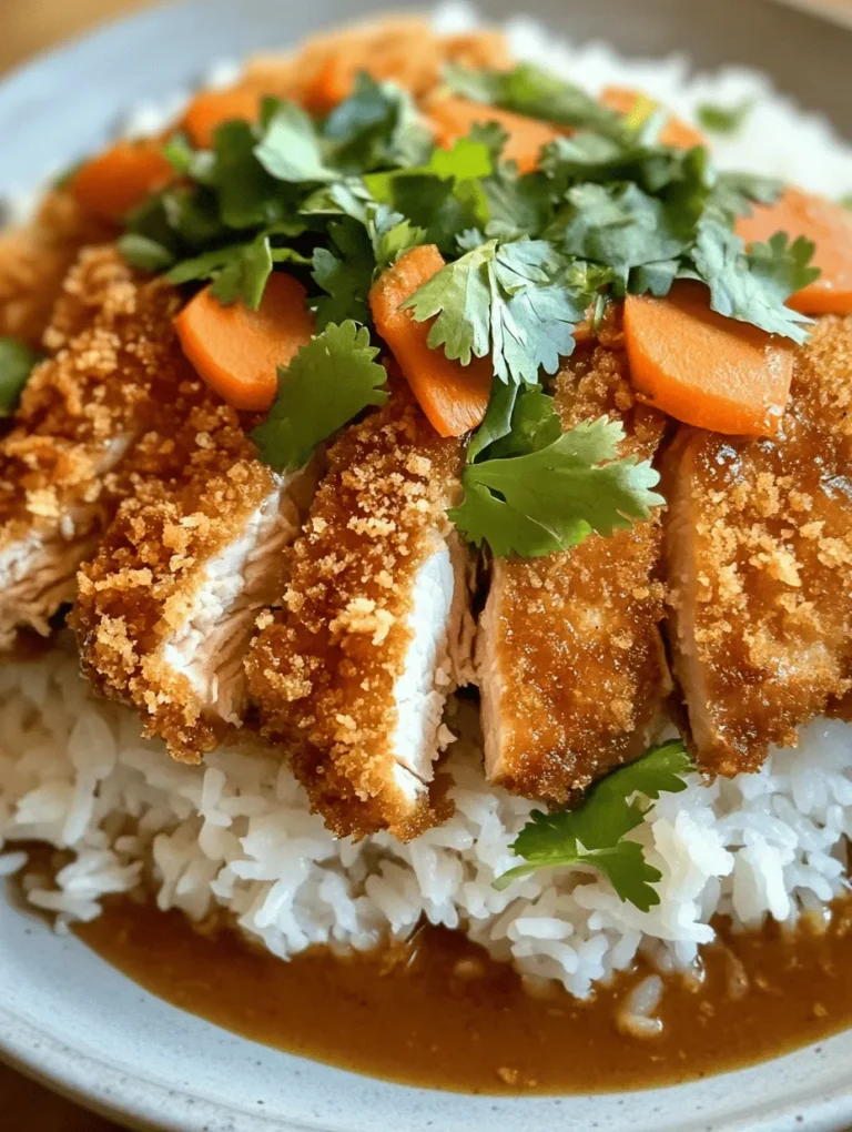 Crunchy Chicken Katsu Curry Delight is a dish that seamlessly blends Japanese and Western culinary traditions, offering a unique and satisfying meal that has captured taste buds around the world. At its core, this dish features two beloved elements: Chicken Katsu, a crispy fried chicken cutlet, and a rich, aromatic curry sauce. The harmony of textures and flavors in this dish has made it a staple in many households, whether for a comforting family dinner or a special occasion that calls for something a little more indulgent.