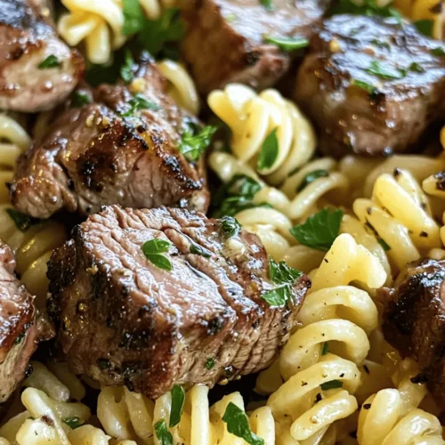 When it comes to comfort food that satisfies both the palate and the soul, few dishes can compete with Cheesy Steak Bites and Rotini Pasta. This indulgent meal combines the robust flavors of tender steak, the creaminess of melted cheese, and the delightful texture of perfectly cooked pasta. It’s no wonder this dish has become a favorite for family dinners, gatherings, and even casual weeknight meals. The harmonious combination of these ingredients not only makes for an enticing plate but also offers a sense of warmth and satisfaction that is hard to resist.