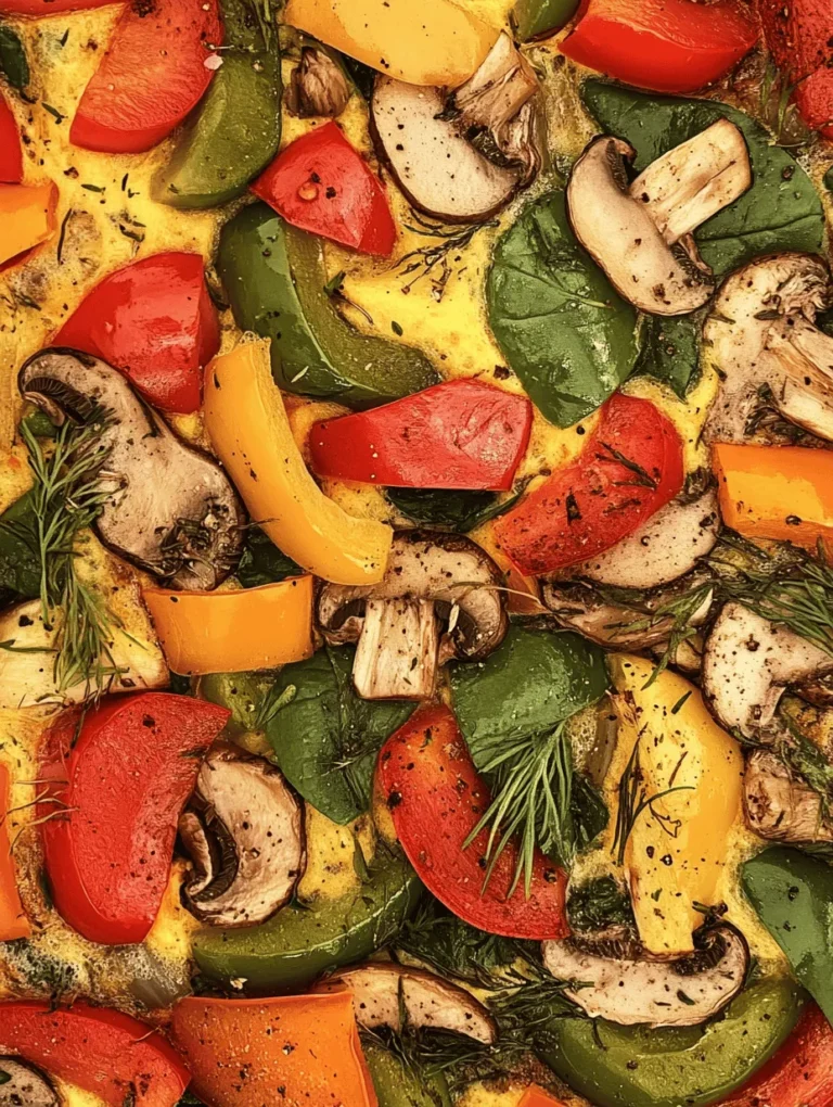 Frittatas have become a staple in kitchens around the world, celebrated for their versatility and ease of preparation. This delicious egg-based dish can be enjoyed for breakfast, brunch, lunch, or even dinner, making it an adaptable option for any meal of the day. The beauty of a frittata lies not only in its simplicity but also in its ability to showcase an array of colorful vegetables, turning a humble dish into a vibrant feast for the eyes. Whether you are hosting a brunch with friends, preparing a quick weeknight dinner, or simply seeking a nutritious meal, the colorful veggie frittata is sure to impress.