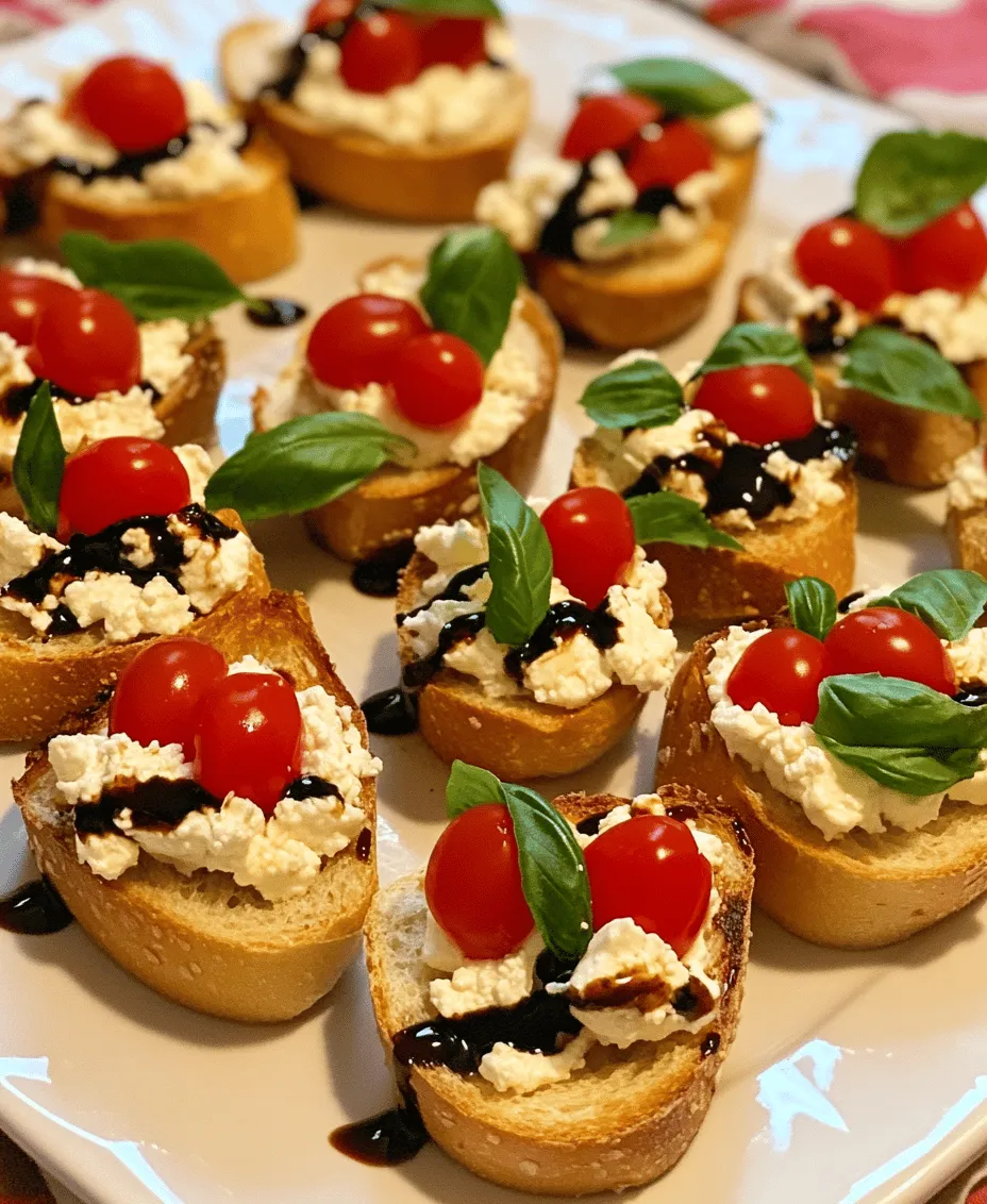 Whipped Feta Bruschetta is a delightful twist on the classic Italian appetizer that has taken social gatherings and cozy nights in by storm. This dish combines the creamy richness of whipped feta cheese with the vibrant freshness of cherry tomatoes and aromatic basil, creating an exquisite flavor profile that is both comforting and sophisticated. Perfect for parties, family get-togethers, or even as a light snack, this bruschetta offers an easy yet impressive way to elevate any dining experience. Not only is it visually appealing, with its vibrant colors and textures, but each bite delivers a satisfying crunch from the baguette, complemented by the smooth and tangy feta spread. Whether you are serving it at a festive gathering or enjoying a quiet evening at home, Whipped Feta Bruschetta is sure to delight your taste buds and impress your guests.