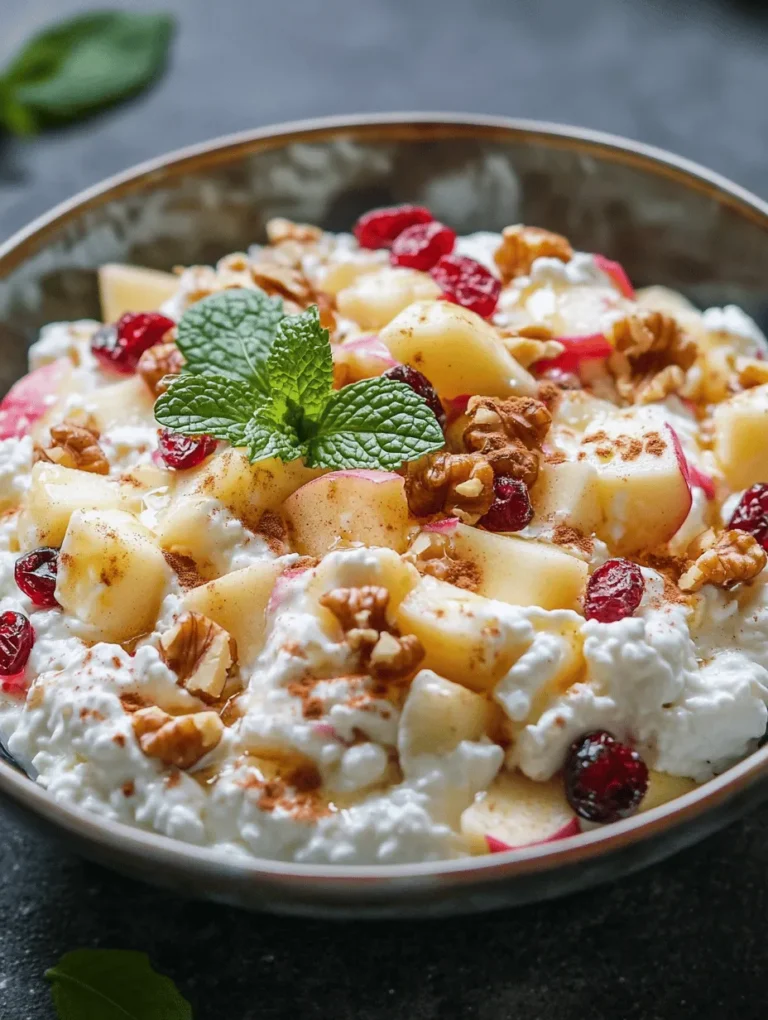Cottage cheese is a nutritional powerhouse that deserves a spotlight in your diet. One of the most significant advantages of this dairy product is its high protein content. A single cup of low-fat cottage cheese can contain around 28 grams of protein, making it an excellent choice for those looking to build muscle, lose weight, or simply maintain a healthy lifestyle. Protein is essential for numerous bodily functions, including muscle repair, hormone production, and the maintenance of a healthy immune system. Incorporating cottage cheese into your meals can help you feel fuller longer, which can be beneficial for weight management.