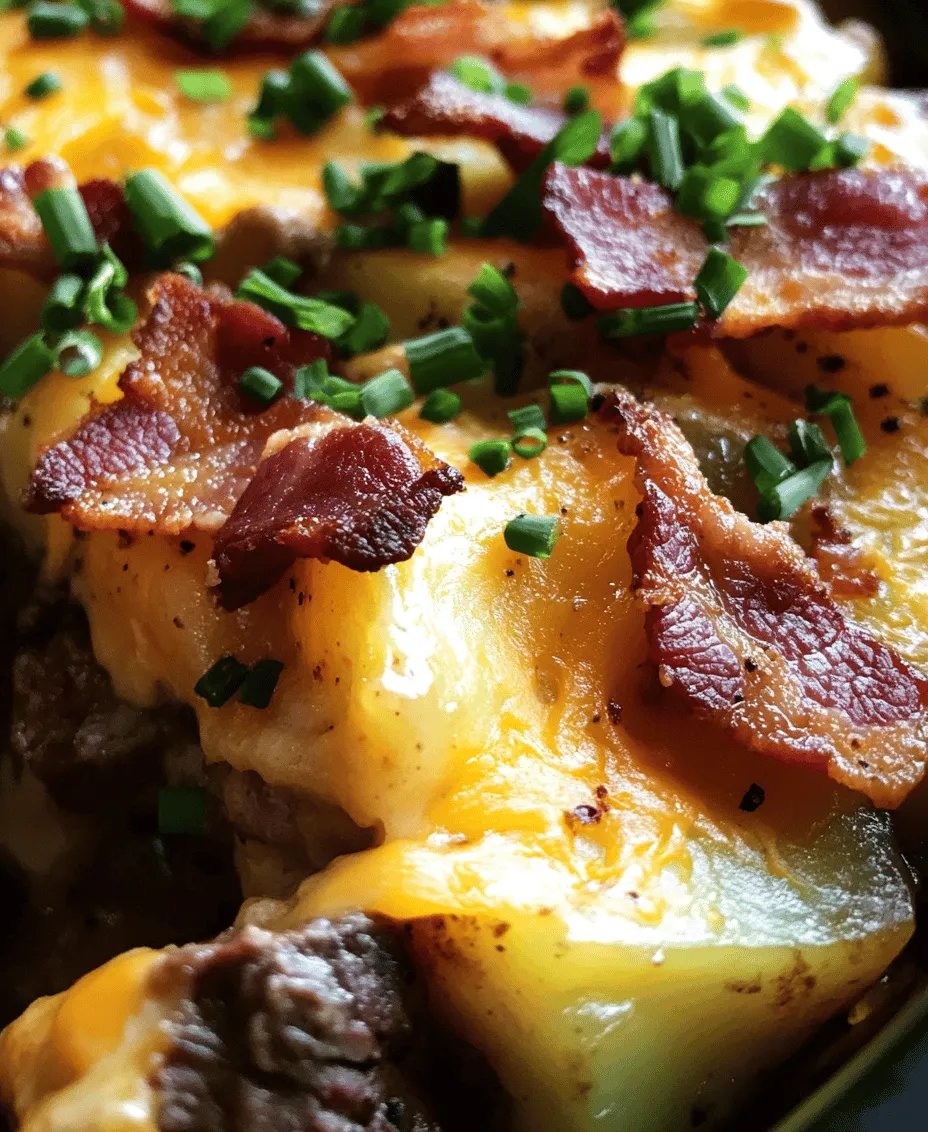 In the world of home-cooked meals, few dishes resonate with the warmth and satisfaction of a loaded steak and potato bake. This Crockpot Loaded Steak and Potato Bake is the epitome of comfort food, designed to cater to families, busy professionals, and anyone seeking a hearty meal at the end of a long day. Slow-cooked to perfection, this dish encapsulates the magic of a crockpot, allowing the ingredients to meld together while you go about your day. The allure of tender sirloin steak, creamy potatoes, and a blend of savory seasonings creates a delightful experience that promises not just nourishment, but a comforting hug on a plate.