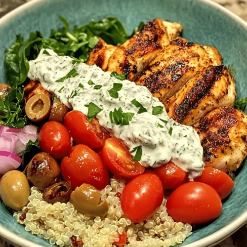 The Loaded Greek Chicken Bowl with Dairy-Free Tzatziki is more than just a meal; it's an experience that transports your taste buds to the vibrant shores of the Mediterranean. This dish is a colorful amalgamation of protein-packed chicken, fresh vegetables, and a creamy dressing that caters to those with dietary restrictions. As more people seek to embrace healthier eating habits, the popularity of Mediterranean cuisine has surged, thanks to its emphasis on wholesome ingredients and bold flavors.