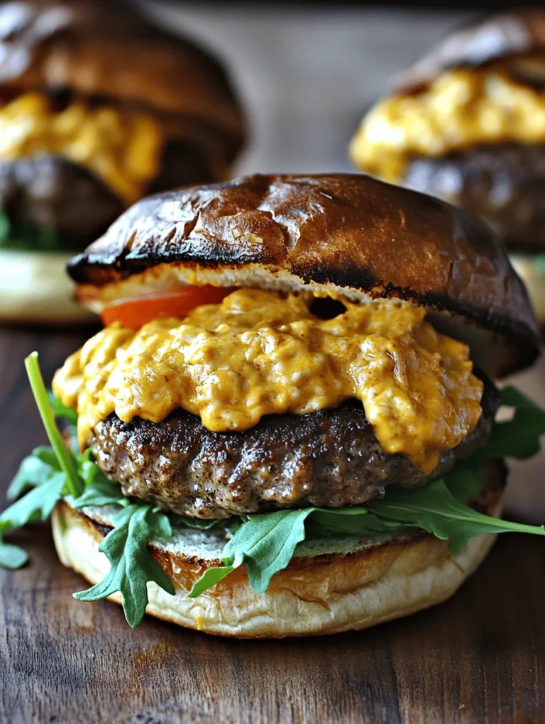In the world of gourmet burgers, creativity knows no bounds. As culinary enthusiasts experiment with flavors and textures, the classic burger has transformed into a canvas for unique and delectable combinations. Among these exciting innovations is the pimento cheese-infused burger—a dish that marries the rich, savory goodness of a juicy beef patty with the creamy, zesty allure of pimento cheese. This exhilarating fusion not only elevates the traditional burger experience but also promises a flavor explosion that will tantalize your taste buds.