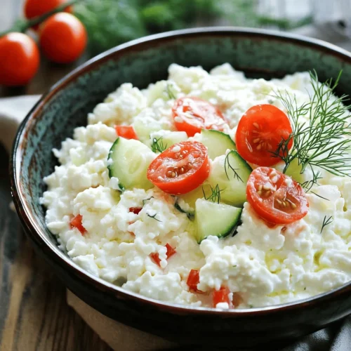As the days grow warmer, a light and refreshing salad can become the centerpiece of any meal. Enter the Refreshing Cottage Cheese and Cucumber Salad, a vibrant dish that perfectly balances creamy texture with crisp, fresh crunch. This salad not only tantalizes the taste buds but also nourishes the body, making it an ideal choice for health-conscious eaters or anyone simply craving a delicious and easy-to-make meal.