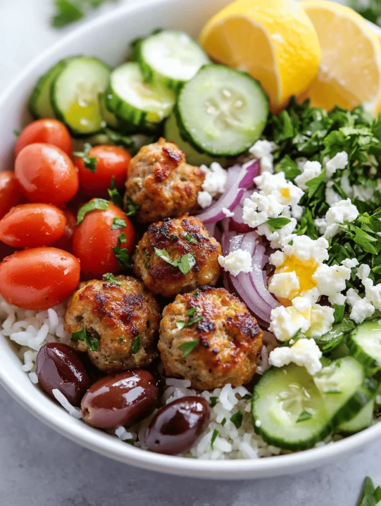 Greek cuisine is a beautiful tapestry of flavors, colors, and textures, celebrated for its healthful ingredients and vibrant combinations. With a focus on fresh vegetables, lean proteins, and aromatic spices, it offers a delightful way to enjoy nutritious meals without sacrificing taste. The Quick & Zesty Greek Rice Bowl with Turkey Meatballs is a perfect representation of this culinary tradition, bringing together the essence of Greece in a simple, satisfying dish.