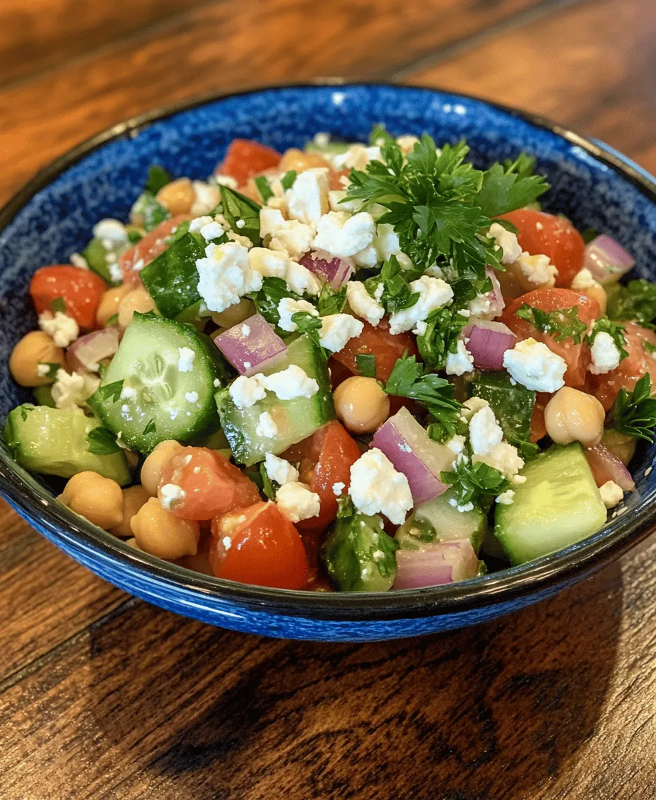 Salads have become a staple in healthier diets, celebrated for their versatility and the abundance of nutrients they deliver in each bite. Whether enjoyed as a light lunch, a refreshing side dish, or a main course packed with protein, salads offer a canvas for creativity while promoting well-being. Among the myriad of options, the Chickpea Cucumber Salad stands out as a particularly refreshing choice, blending vibrant flavors and textures that are as pleasing to the palate as they are beneficial for health.