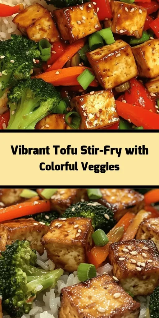 Whip up a vibrant and satisfying meal with this Tofu Delight featuring colorful veggies! Perfect for any time of the day, this recipe combines crispy tofu marinated in savory soy sauce and sesame oil, sautéed to perfection with fresh bell peppers, broccoli, and carrots. Ready in just 30 minutes, it's a quick, healthy dish that everyone will love. Serve it over rice or noodles for a delicious plant-based dinner. Dive into this deliciousness and fuel your body with wholesome ingredients!
