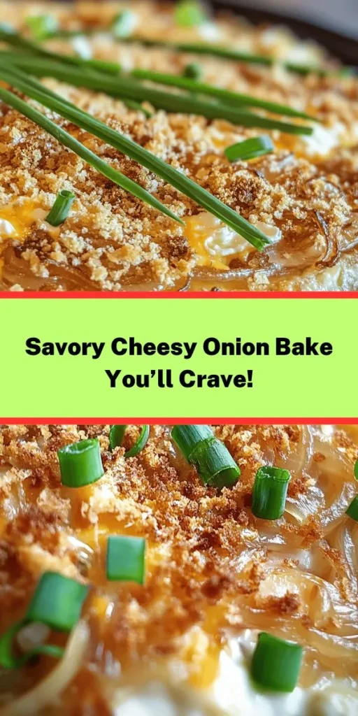 Indulge in the Sizzling Savory Onion Delight, a creamy and cheesy dip that's perfect for gatherings! With just a few simple ingredients like caramelized onions, sour cream, and sharp cheddar cheese, this dish is packed with flavor. Bake until golden for that irresistible bubbly texture. Serve it warm with chips or bread for a crowd-pleaser everyone will love. Easy to make, delicious to eat—this dip is a must-try at your next party!
