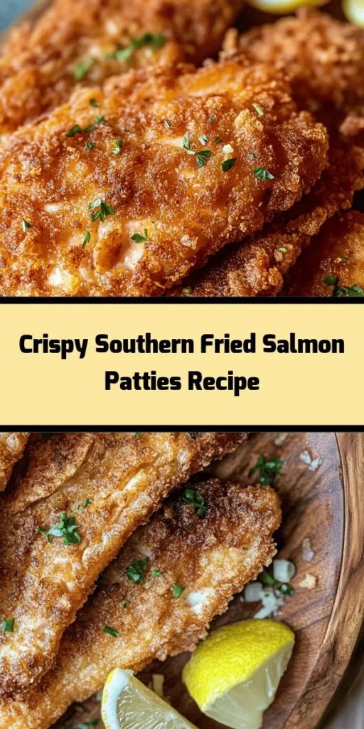 Create a delicious Southern classic with these easy Southern Fried Salmon Patties! Made with flaked pink salmon, breadcrumbs, and a blend of savory spices, these crispy patties are perfect for any meal. Quick to whip up in just 25 minutes, they make a tasty dinner or snack. Serve them warm with a squeeze of fresh lemon for an extra zing. Perfect for gatherings or a cozy night in, you won’t want to miss out on this flavorful dish! 🐟✨
