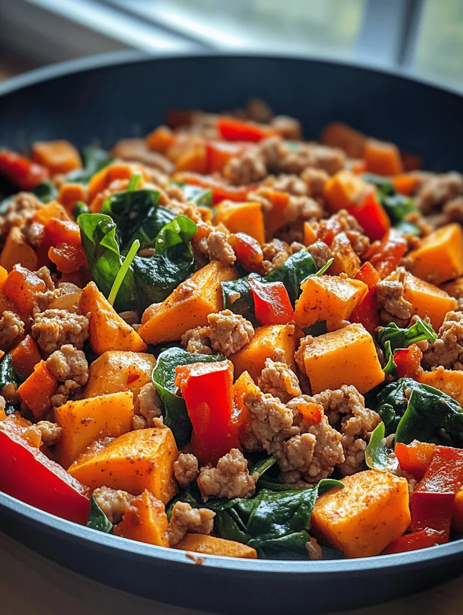 In today’s fast-paced world, it’s crucial to have go-to recipes that are not only healthy but also quick and easy to prepare. The Ground Turkey Sweet Potato Skillet is an excellent example of a dish that checks all these boxes. Bursting with flavor, this skillet meal combines the lean protein of ground turkey with the natural sweetness and nutritional benefits of sweet potatoes. The result is a wholesome, satisfying dish that can be ready in under 30 minutes, making it an ideal choice for busy weeknights when time is of the essence.
