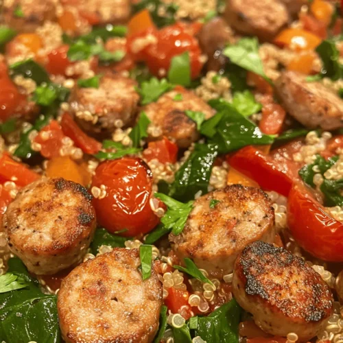 In the world of weeknight dinners, simplicity and flavor often reign supreme. The Spicy Chicken Sausage & Quinoa Skillet is a perfect embodiment of this culinary ethos, combining hearty protein, wholesome grains, and vibrant vegetables in one delightful dish. This recipe is not only a feast for the taste buds but also a nutritional powerhouse, making it an ideal choice for health-conscious individuals and busy families alike.