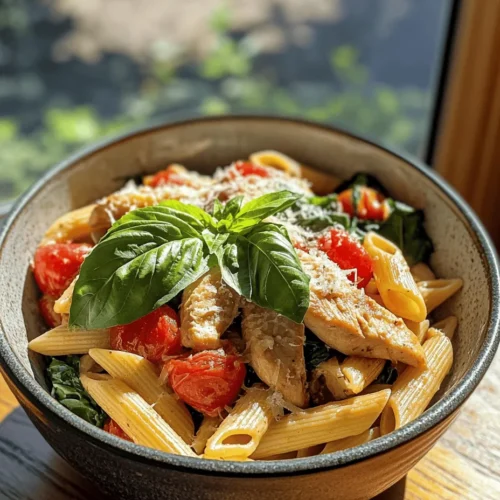 Welcome to a delightful culinary journey where comfort meets flavor with the Easy Tuscan Chicken Pasta. This dish encapsulates the essence of Italian cuisine, merging simple ingredients into a mouthwatering experience. Tuscan Chicken Pasta is not only easy to prepare but also a feast for the senses, making it an excellent choice for home cooks of all skill levels. Whether you’re looking to impress guests or whip up a quick weeknight dinner, this recipe is your go-to for creating a satisfying meal that transports you straight to the heart of Italy.