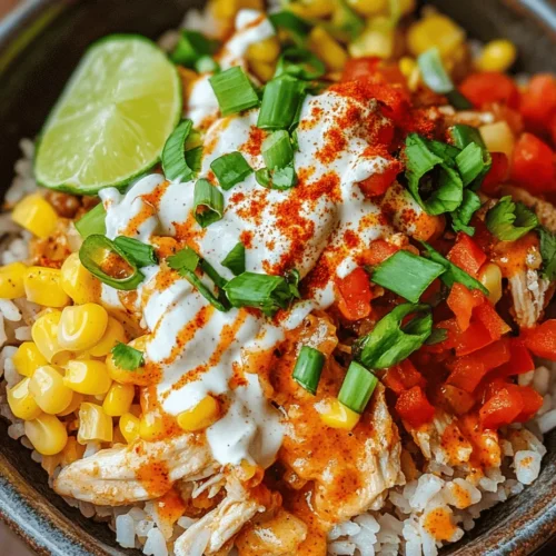 In the world of quick and satisfying meals, few dishes can rival the charm of a rice bowl. The Easy Street Corn Chicken Rice Bowl stands out as a delightful fusion of flavors, textures, and colors that can elevate your dining experience without taking up too much of your time. This dish combines tender, grilled corn, juicy chicken, and fluffy rice, all topped with fresh vegetables and zesty seasonings. It is not only a feast for the eyes but also a wholesome meal that is nutritious and versatile enough to cater to various dietary preferences.