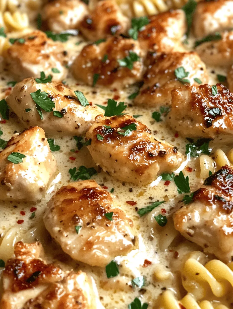If you’re on the lookout for a dish that combines comfort, flavor, and a touch of elegance, look no further than Creamy Garlic Butter Chicken and Rotini in Parmesan Sauce. This delightful recipe perfectly balances the savory essence of garlic and butter with the rich creaminess of Parmesan, making it an absolute favorite among home cooks and food enthusiasts alike. With its luscious sauce clinging to perfectly cooked pasta and tender chicken, this dish is designed to please even the pickiest eaters.