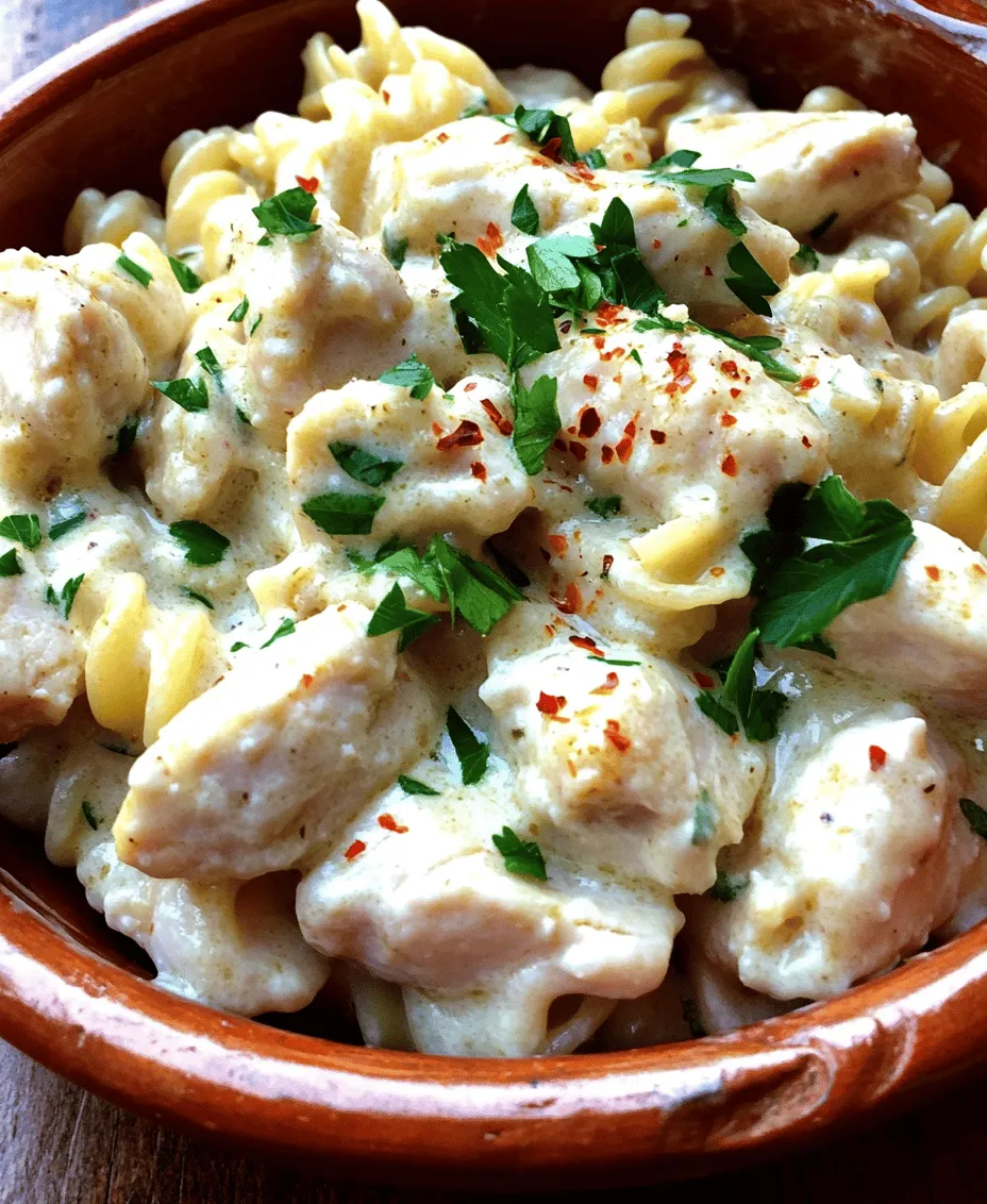 If you’re in search of a dish that combines comfort, flavor, and ease of preparation, look no further than Creamy Garlic Butter Chicken & Rotini in Parmesan Sauce. This delightful recipe encapsulates everything we love about creamy pasta dishes, bringing together succulent chicken and perfectly cooked rotini in a luscious sauce that’s aromatic and satisfying. Whether you’re preparing a weeknight dinner for your family or hosting friends for a cozy gathering, this dish is sure to impress with its creamy richness and vibrant flavors.