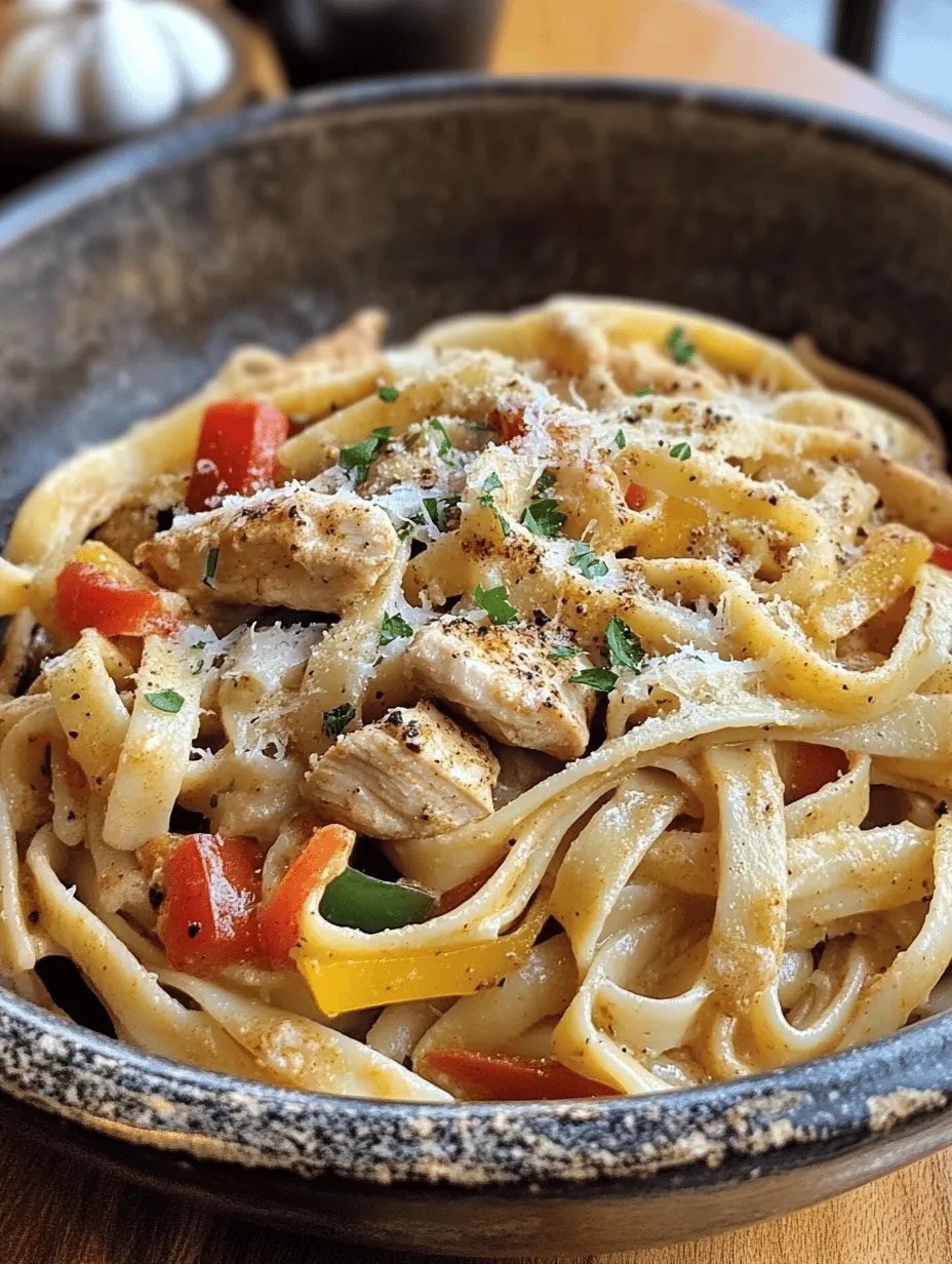 Creamy Cajun Chicken Pasta is a dish that perfectly encapsulates the heartwarming comfort of pasta combined with the spirited zing of Cajun flavors. This dish is a delightful fusion that brings together tender pieces of chicken, a rich and creamy sauce, and a symphony of spices that dance on your palate. Its vibrant flavor profile makes it an irresistible choice for both weeknight dinners and special occasions, offering a hearty meal that feels indulgent yet satisfying.