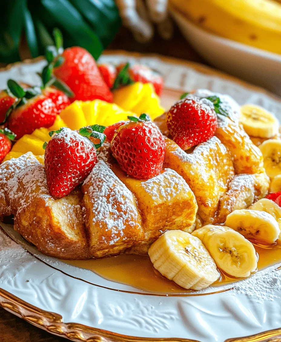 Hawaiian rolls are a key ingredient in this French toast recipe, and their unique sweetness and texture set this dish apart from traditional French toast. Made from a soft, slightly sweet dough, these rolls are known for their fluffy interior and golden crust, making them the perfect base for soaking up the rich egg mixture. The gentle sweetness of Hawaiian rolls complements the custard-like texture of the egg mixture, resulting in a breakfast that feels both indulgent and satisfying.