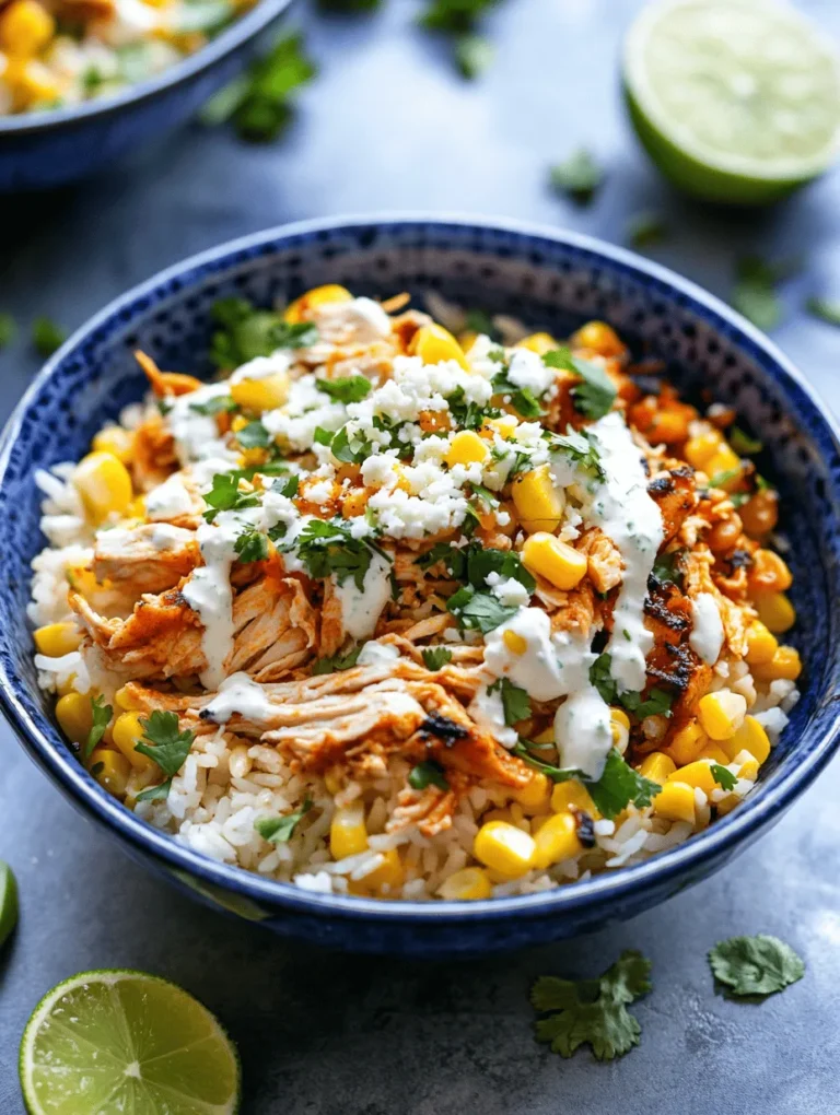 The Easy Street Corn Chicken Rice Bowl is a vibrant and flavorful meal that perfectly encapsulates the essence of comfort food with a fresh twist. This dish brings together savory rotisserie chicken, sweet corn, and a creamy dressing, all served over a bed of fluffy jasmine rice. Whether you’re coming home from a long day at work or hosting a casual gathering with friends, this recipe offers a quick and satisfying solution that will please even the pickiest eaters. With its delightful blend of textures and flavors, the Easy Street Corn Chicken Rice Bowl is sure to become a family favorite.