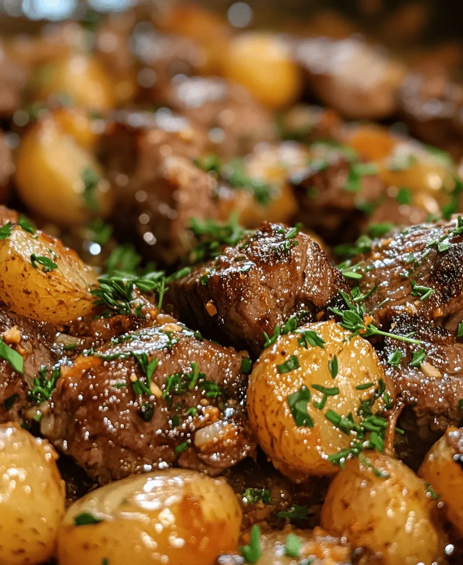 When it comes to quick, delicious meals that can satisfy even the most discerning palates, the Sizzling Garlic Butter Steak & Potatoes Skillet stands out as a top contender. This dish is not just a meal; it's an experience—combining the rich flavors of succulent steak with the comforting heartiness of tender baby potatoes, all elevated by the aromatic essence of garlic and fresh herbs. In a world where time is often scarce, this recipe shines by delivering a gourmet dining experience that can be prepared in less than an hour.